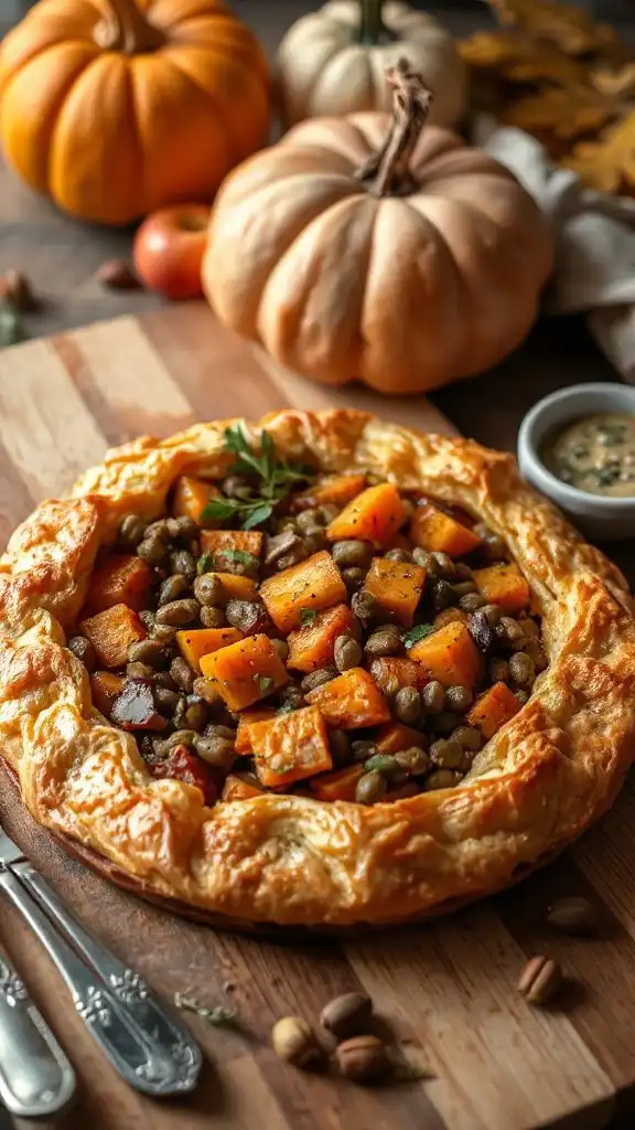 lentil vegetable tart recipe