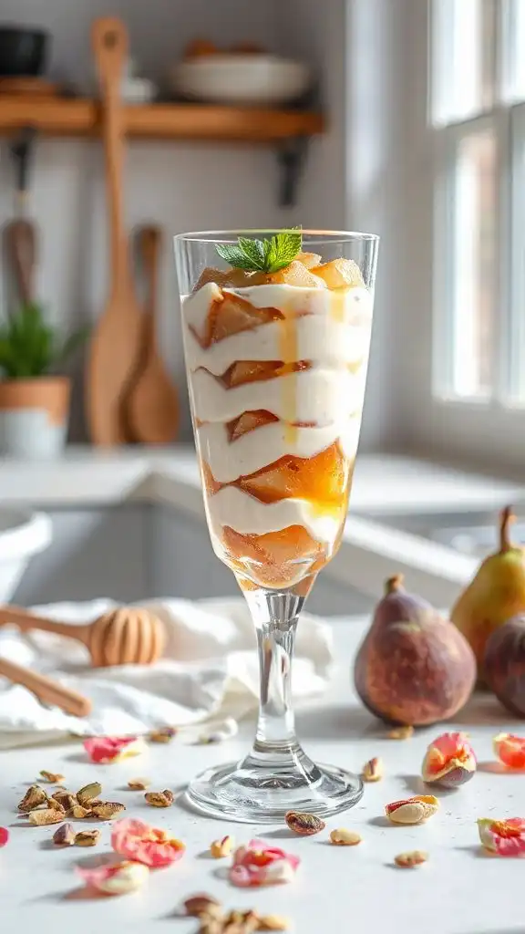 light and elegant dessert