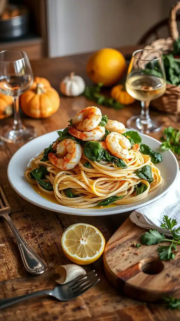 light lemon garlic pasta