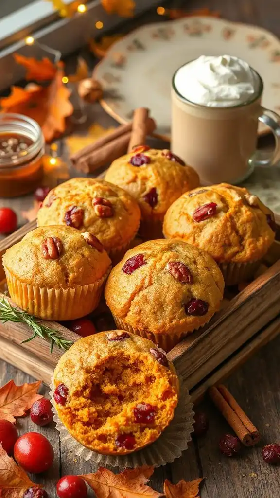 low carb pumpkin spice muffins