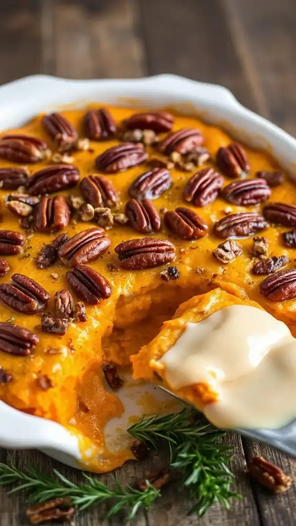 low carb sweet potato casserole