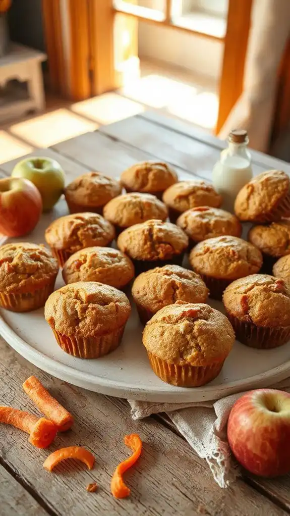 11 Low-Sugar Apple Carrot Muffins for Healthy Lunch Boxes