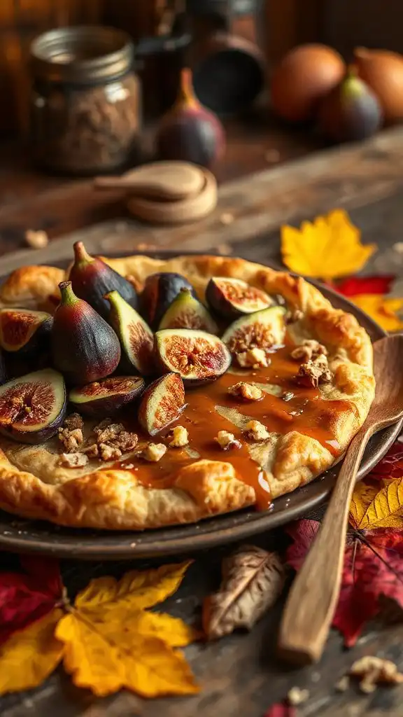 luscious fig walnut tart