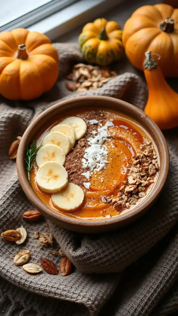 luscious vegan pumpkin bowl