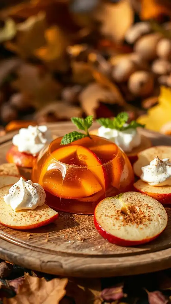 luxurious caramel apple dessert