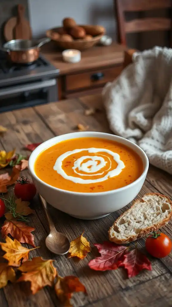 luxurious creamy lobster bisque