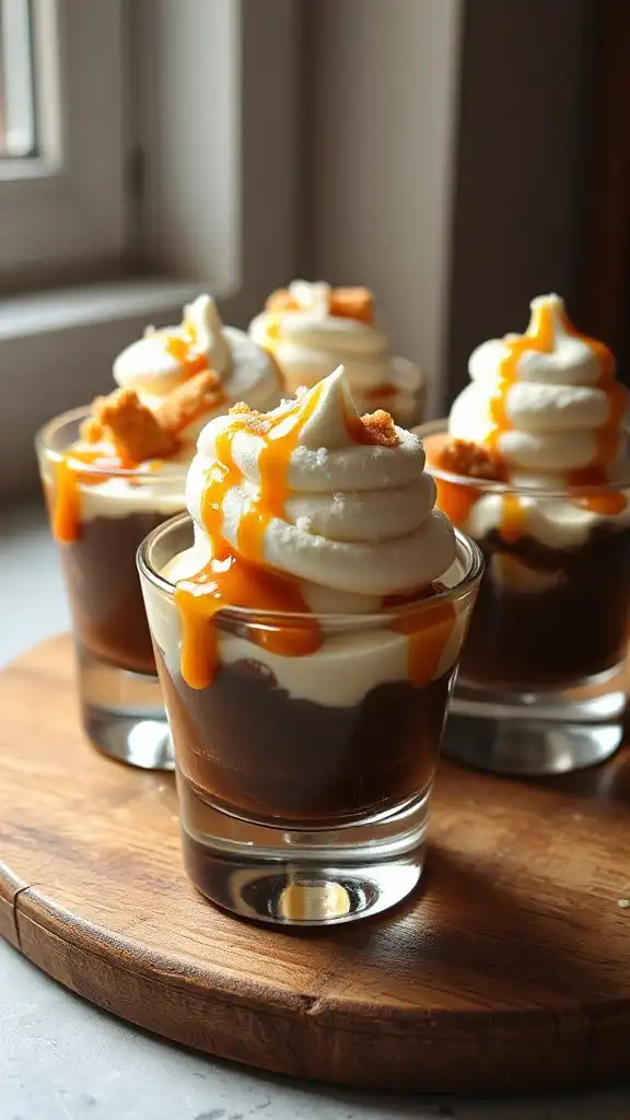 luxurious salted caramel trifle