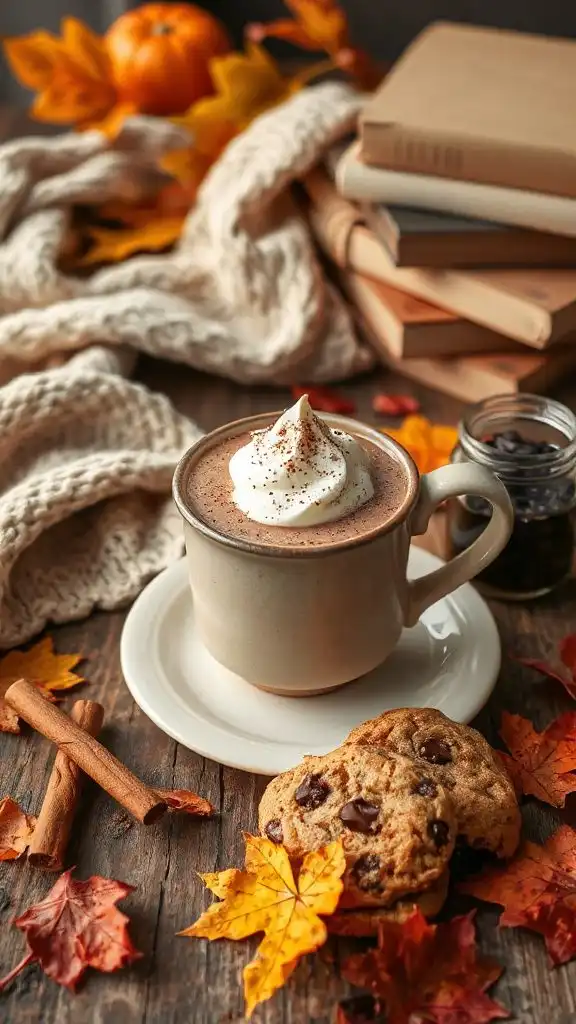 luxurious vanilla bean hot chocolate