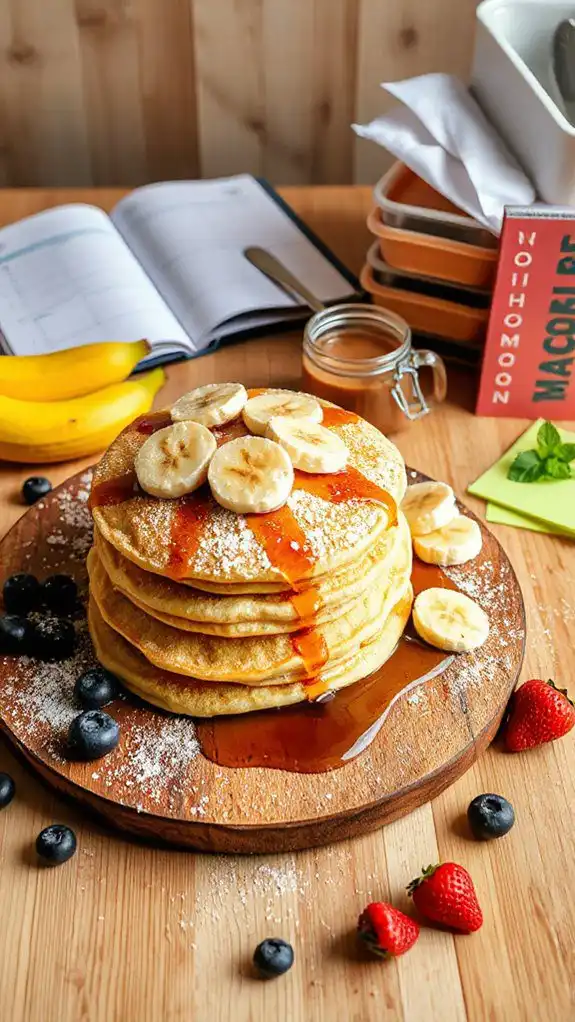 make ahead protein pancakes