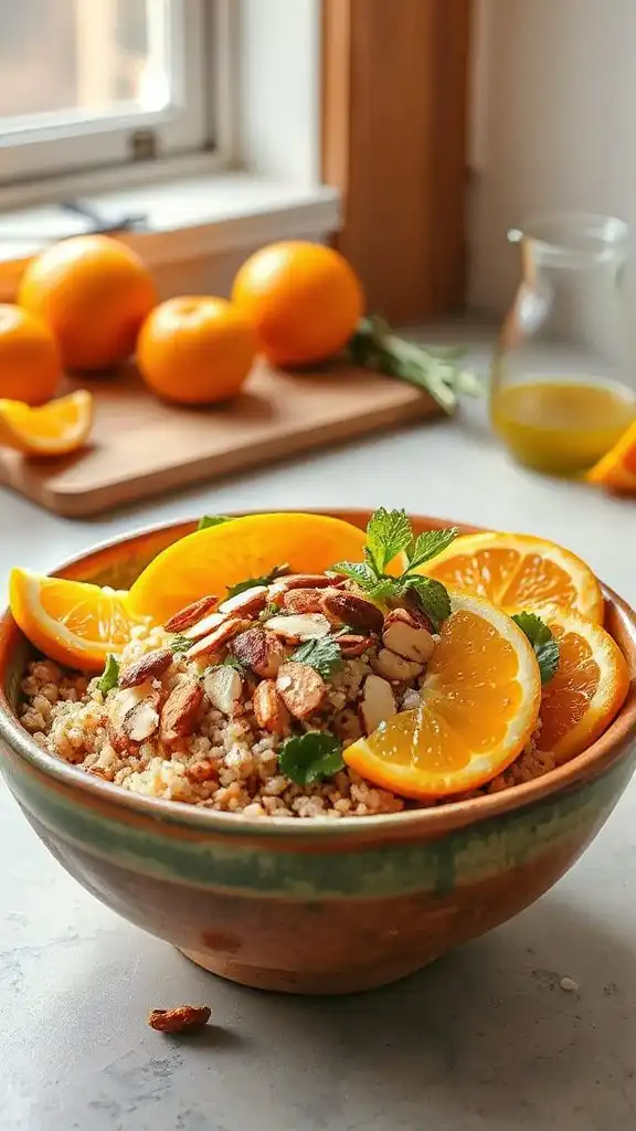 mandarin orange quinoa bowl mandarin orange quinoa bowl