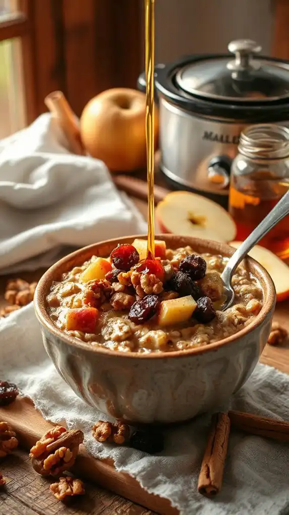 maple apple oatmeal delight