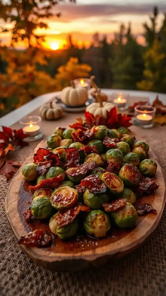 maple bacon brussels sprouts