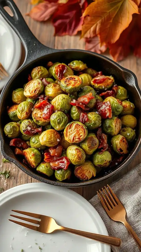 maple bacon brussels sprouts
