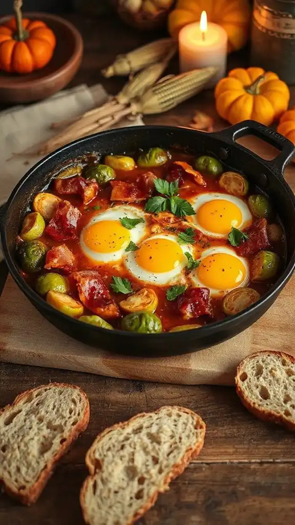 maple bacon brussels sprouts shakshuka maple bacon brussels sprouts shakshuka