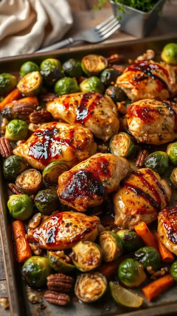 maple balsamic chicken dinner