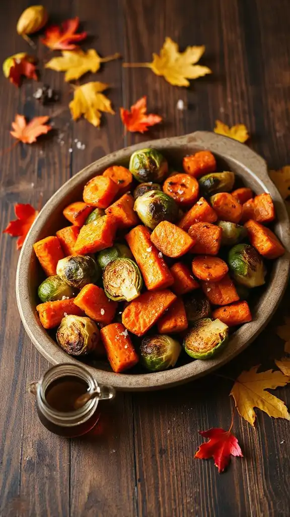 maple balsamic roasted veggies
