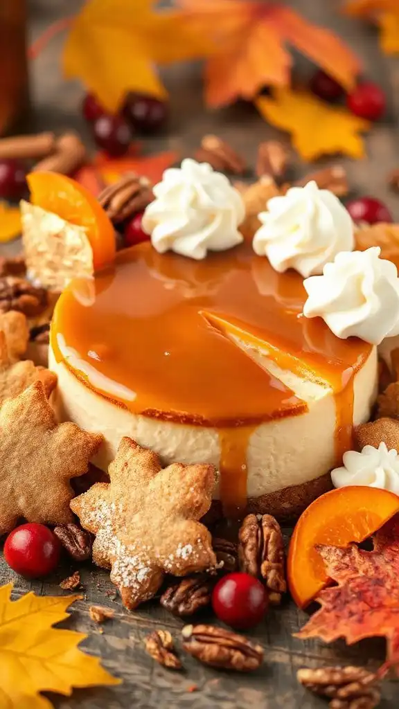 maple bourbon cheesecake delight