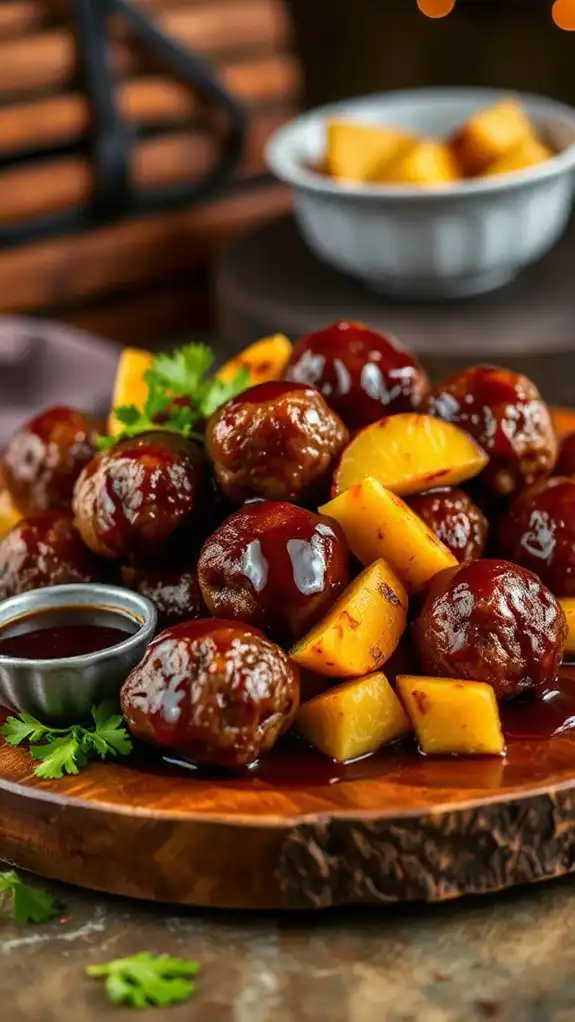 maple bourbon meatballs recipe