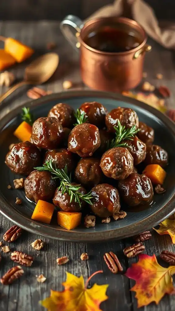 maple bourbon meatballs recipe
