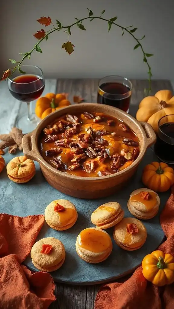 maple bourbon sweet potato casserole
