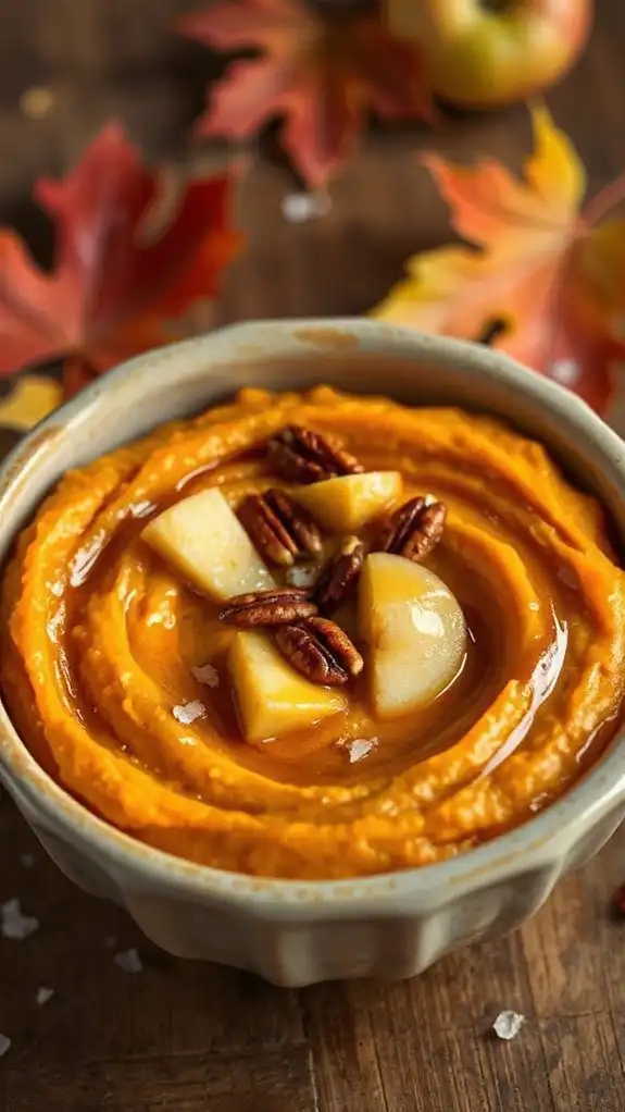 maple bourbon sweet potato mash