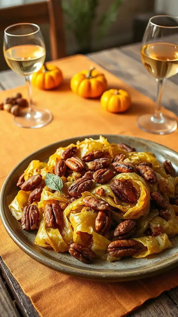 maple braised cabbage side dish