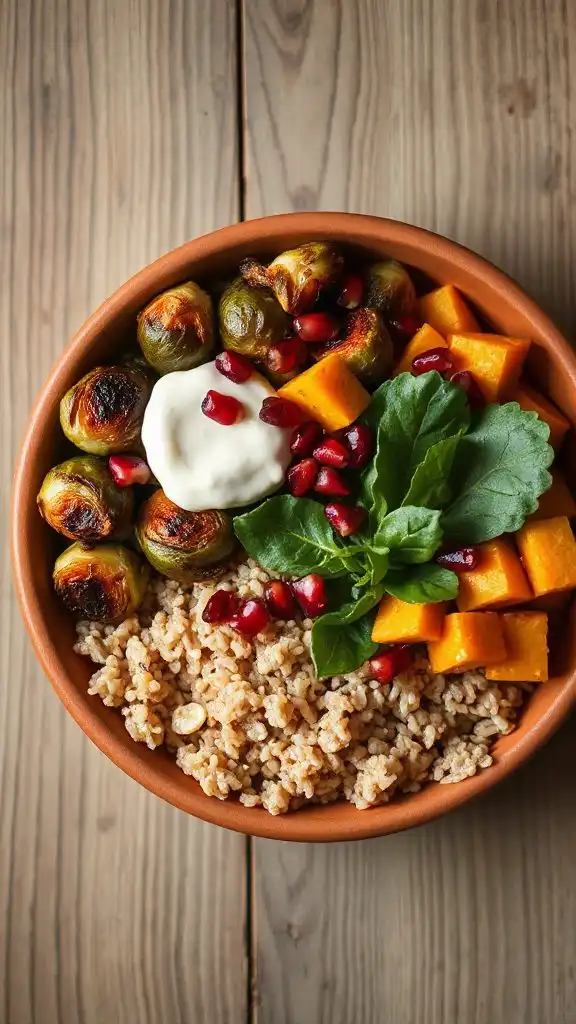 maple brussels sprouts rice bowl maple brussels sprouts rice bowl