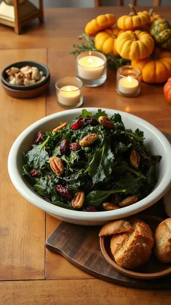 maple butter greens side dish