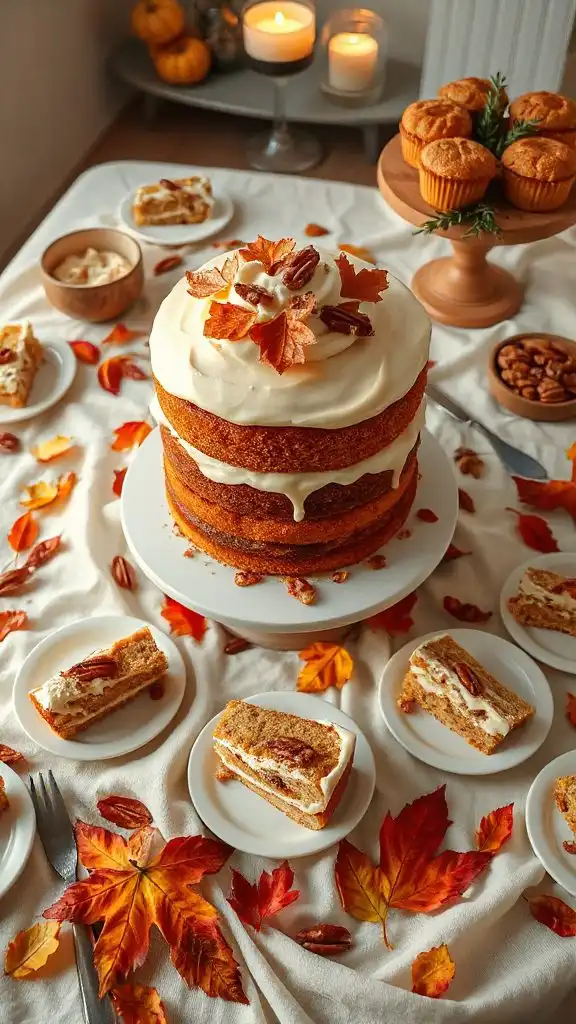 maple cake with frosting