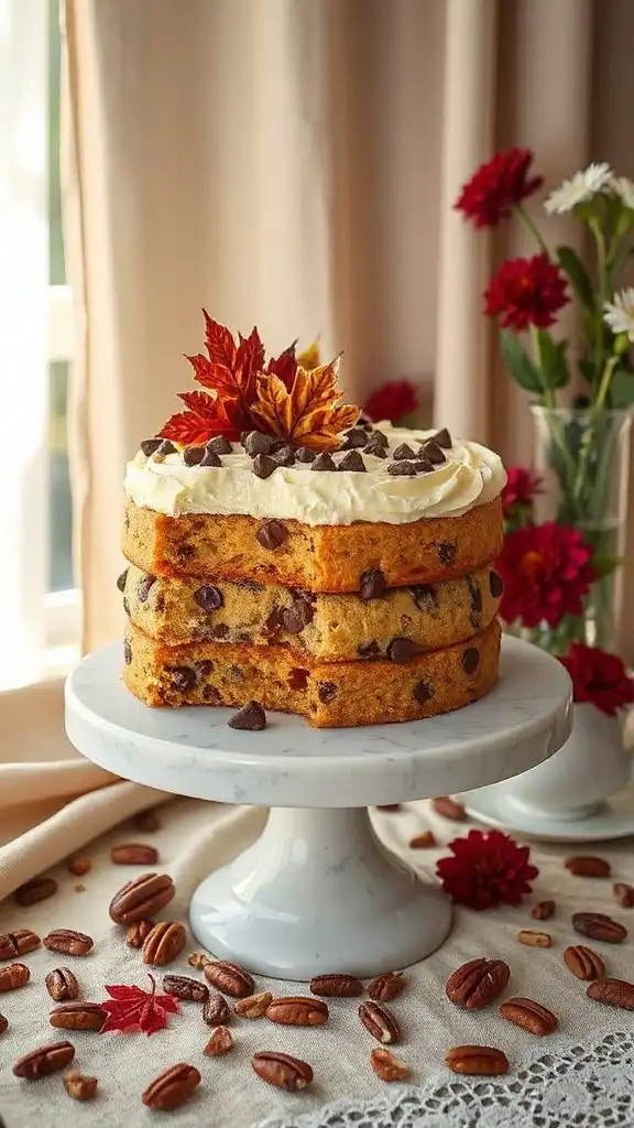 maple chocolate chip dessert