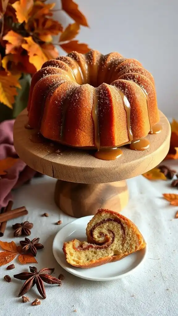 maple cinnamon bundt cake