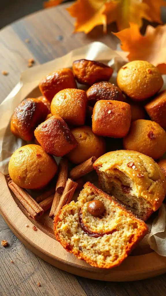 maple cinnamon chestnut muffins recipe