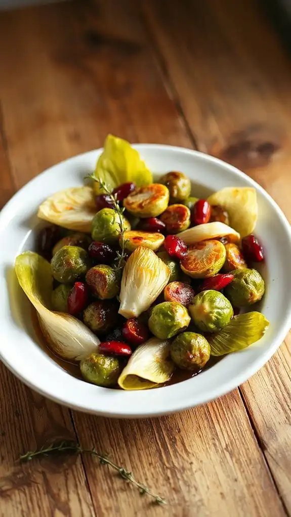 maple cranberry roasted vegetables recipe
