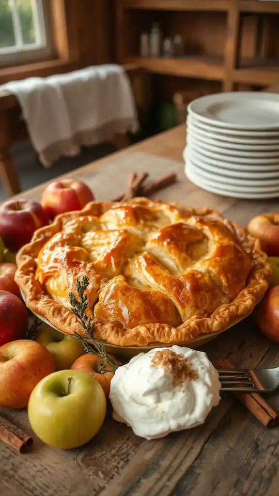 maple crunch apple pie