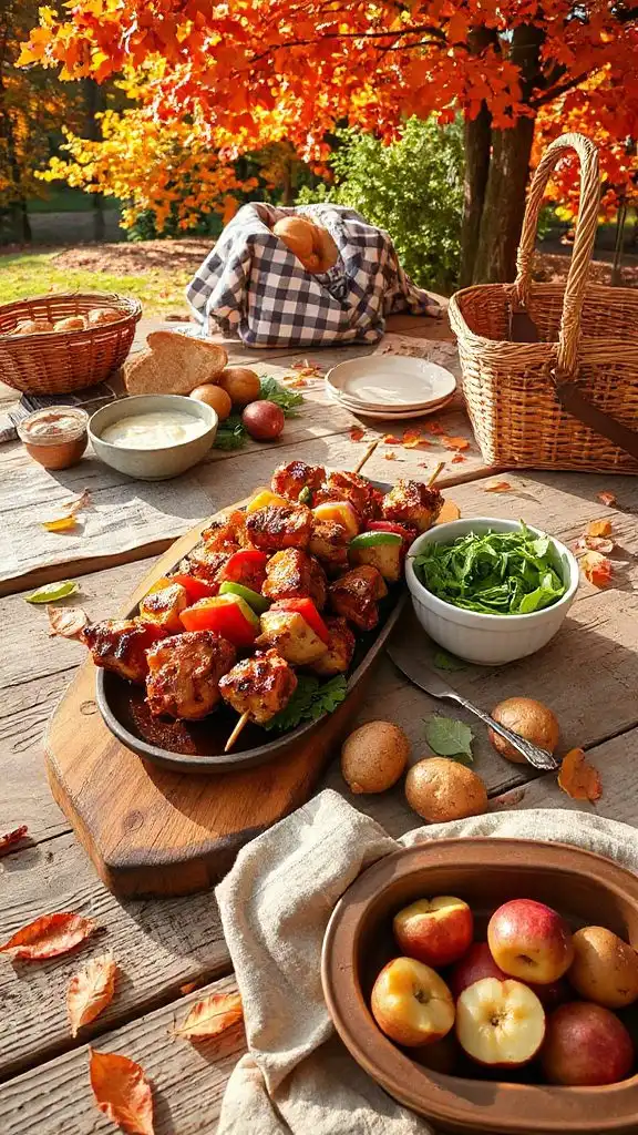 maple dijon chicken skewers recipe