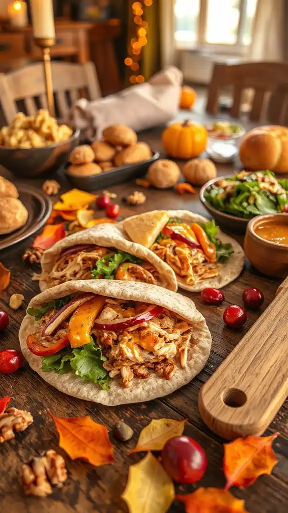 maple dijon chicken wraps
