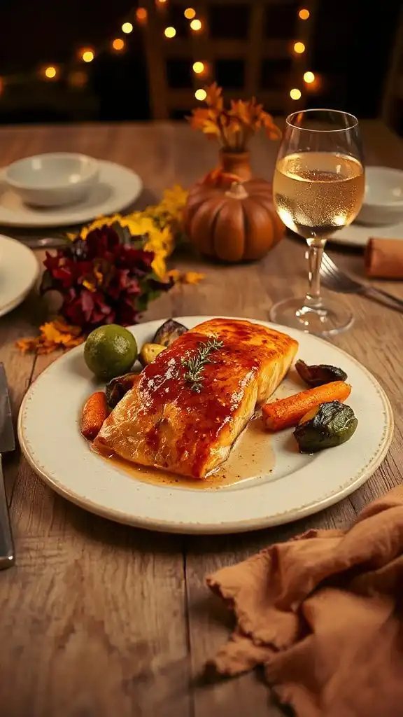 maple dijon glazed salmon recipe