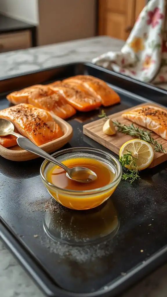 maple dijon glazed salmon recipe