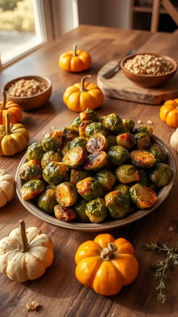 maple dijon roasted brussels sprouts