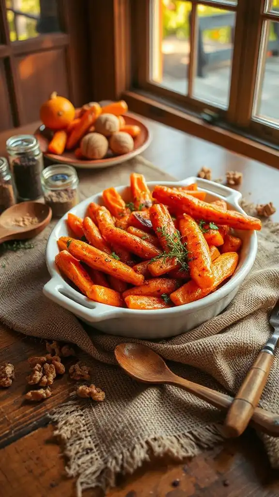 maple dijon roasted carrot recipe