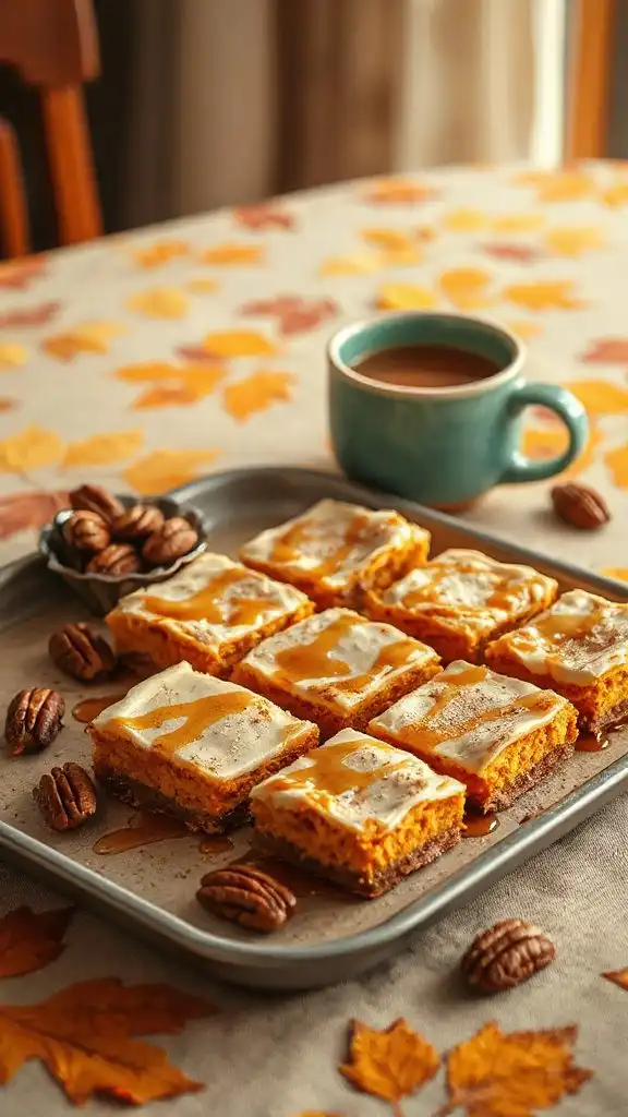 maple frosted sweet potato bars