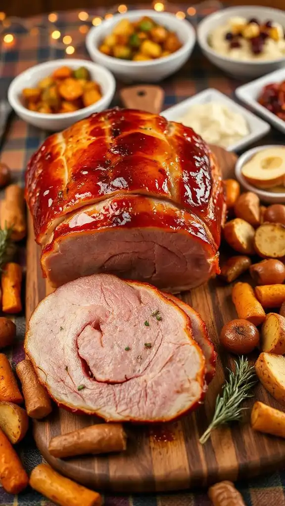maple glaze enhances ham maple glaze enhances ham
