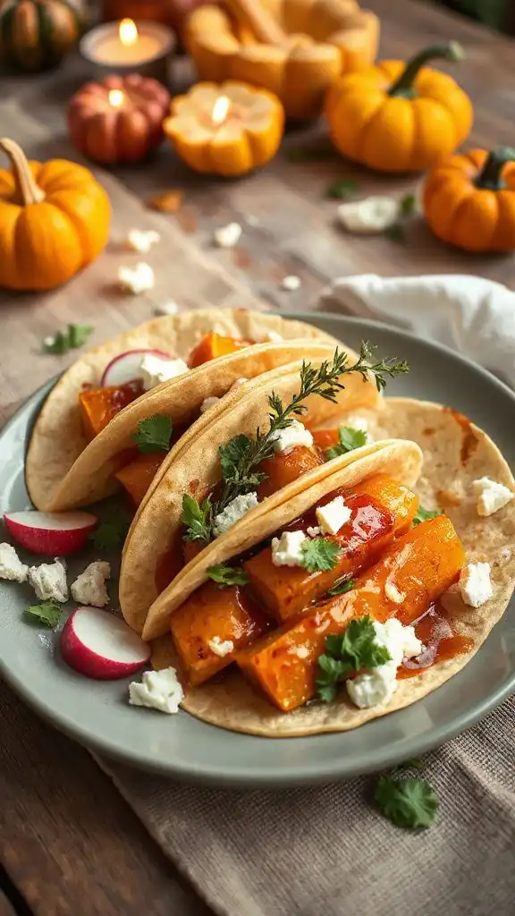 maple glazed butternut squash tacos maple glazed butternut squash tacos