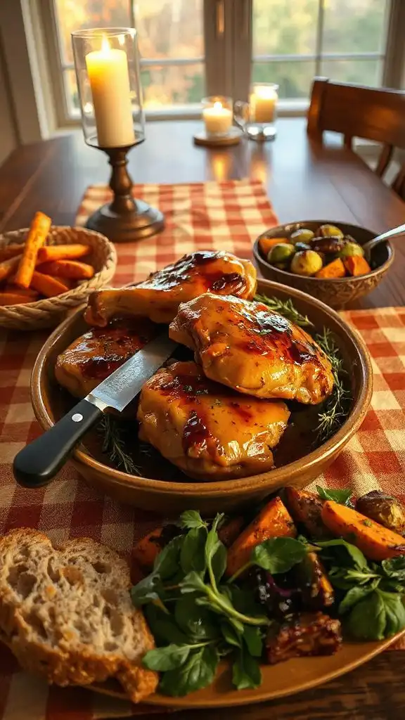 maple glazed chicken thighs recipe