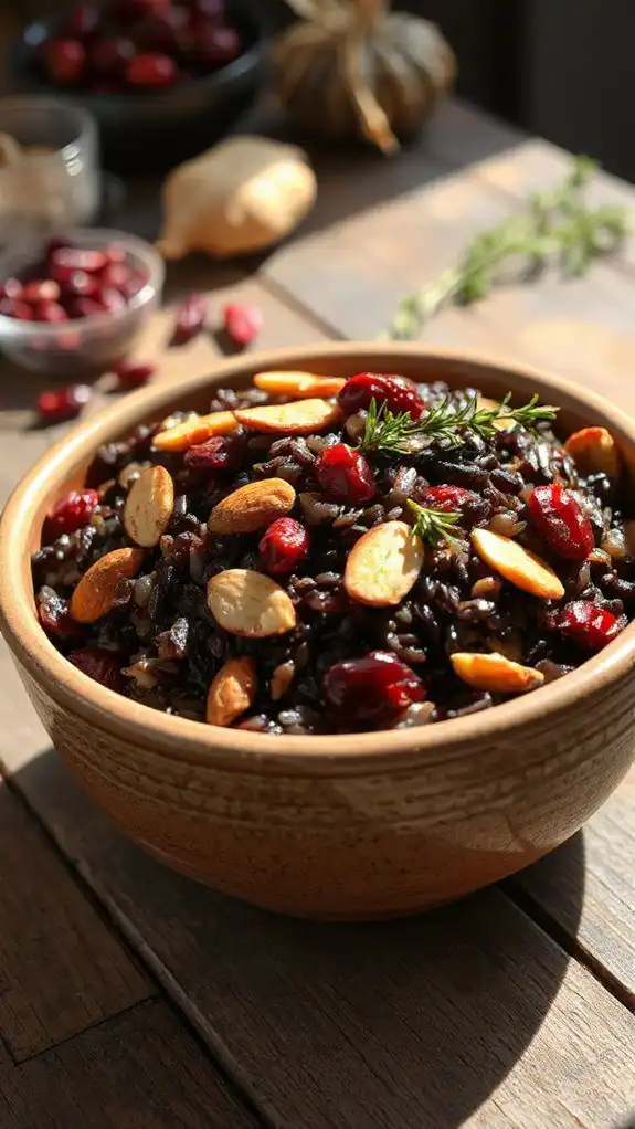 maple glazed cranberry almond rice maple glazed cranberry almond rice