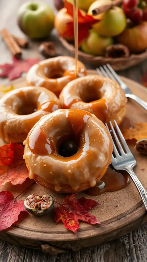maple glazed indulgent doughnuts