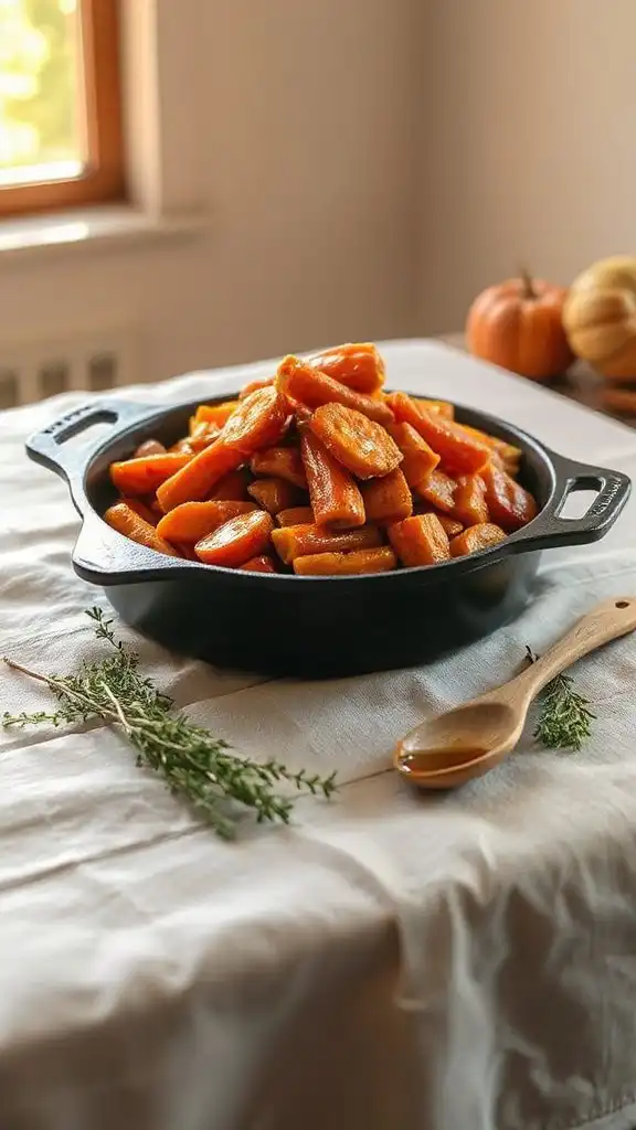 maple glazed roasted carrots recipe