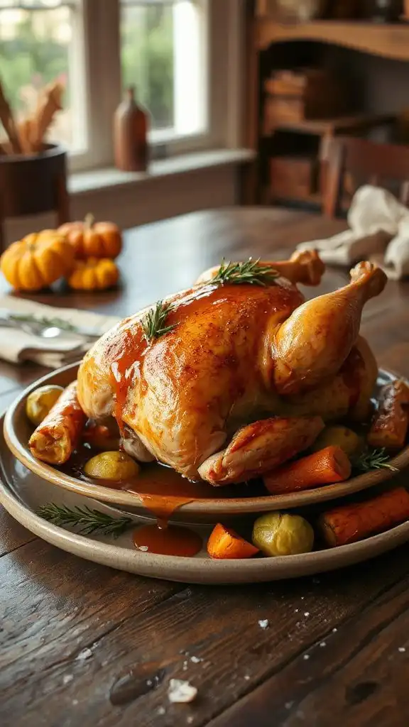 maple glazed roasted chicken delight