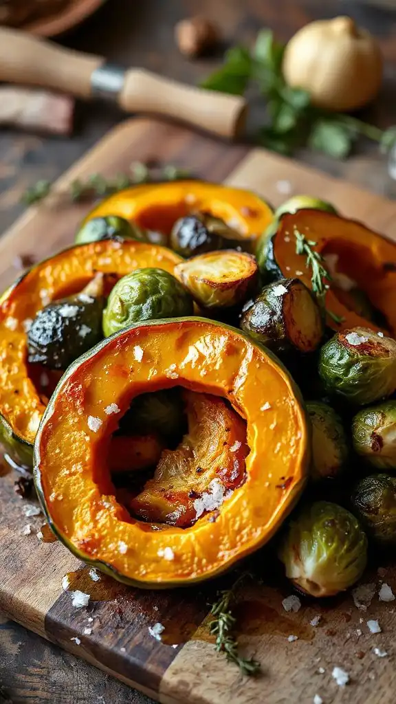 maple glazed roasted vegetables