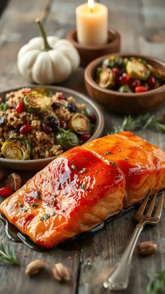 maple glazed salmon recipe